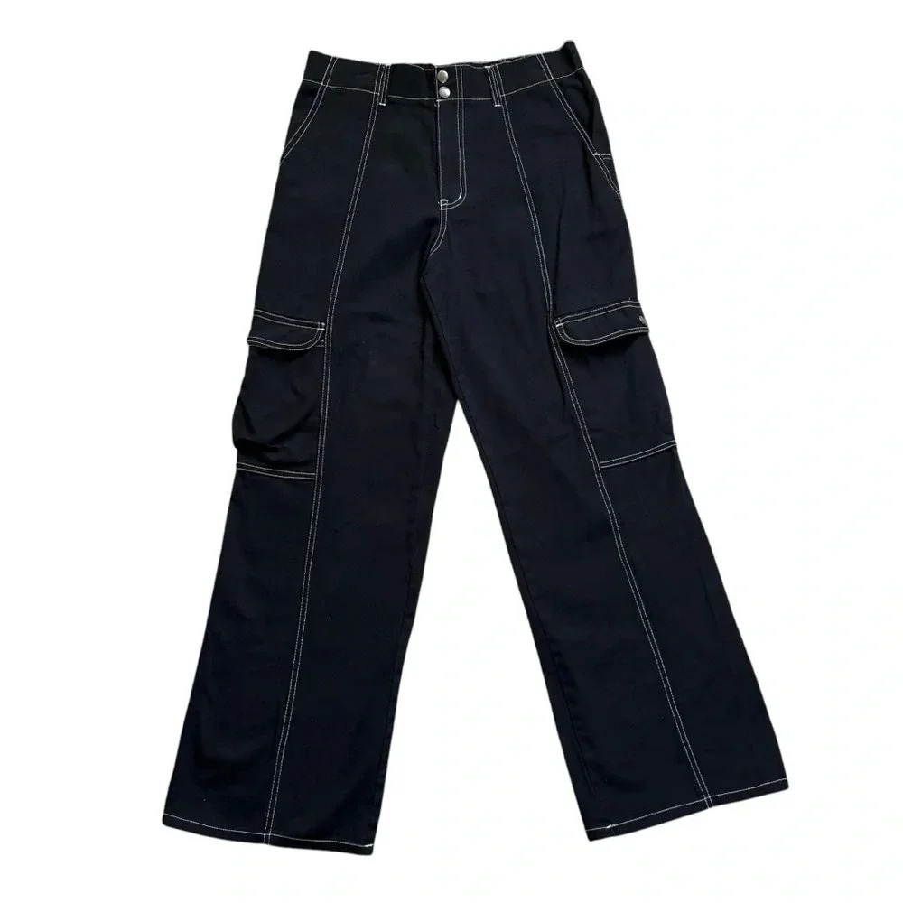 RSQ Women’s Smock Waist Loose Cargo Pants - Picture 2 of 11